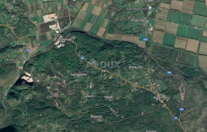 Zemljište na prodaju 4657 m² – Kršan