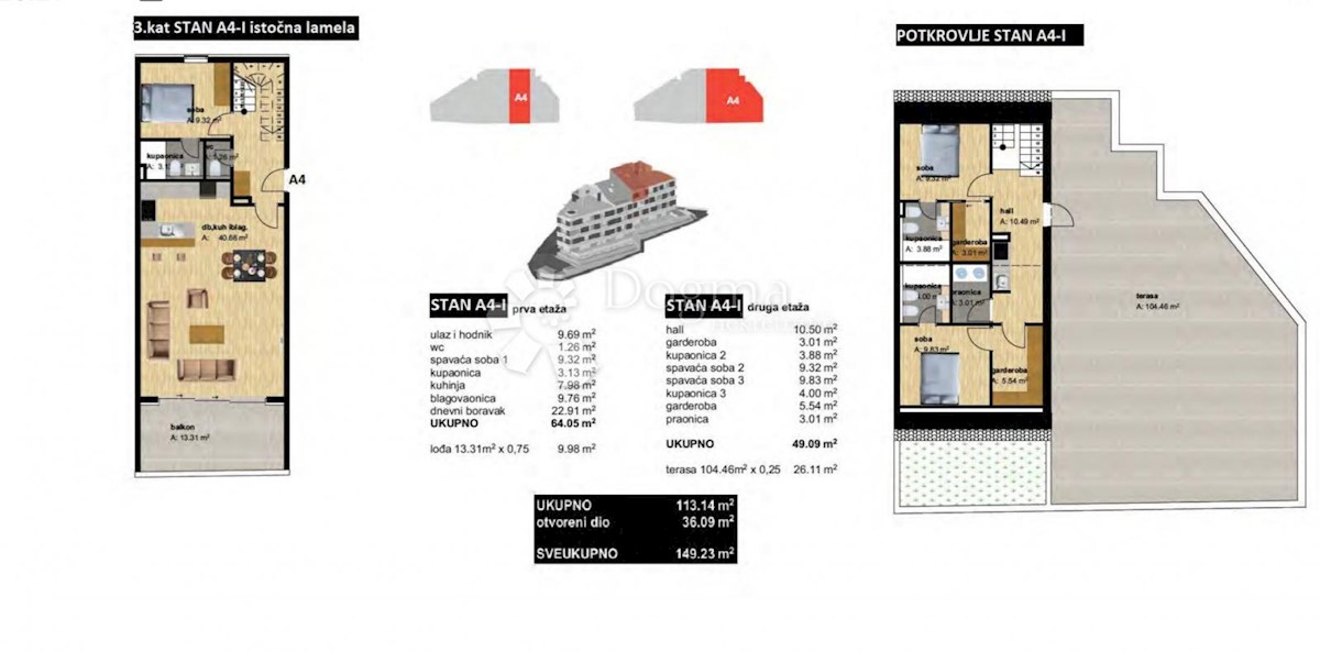 Apartment Zu verkaufen - SPLITSKO-DALMATINSKA BAŠKA VODA