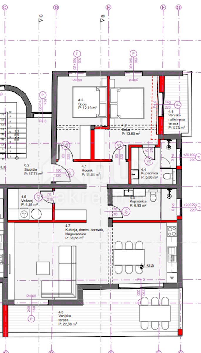 Flat For sale - ŠIBENSKO-KNINSKA TRIBUNJ