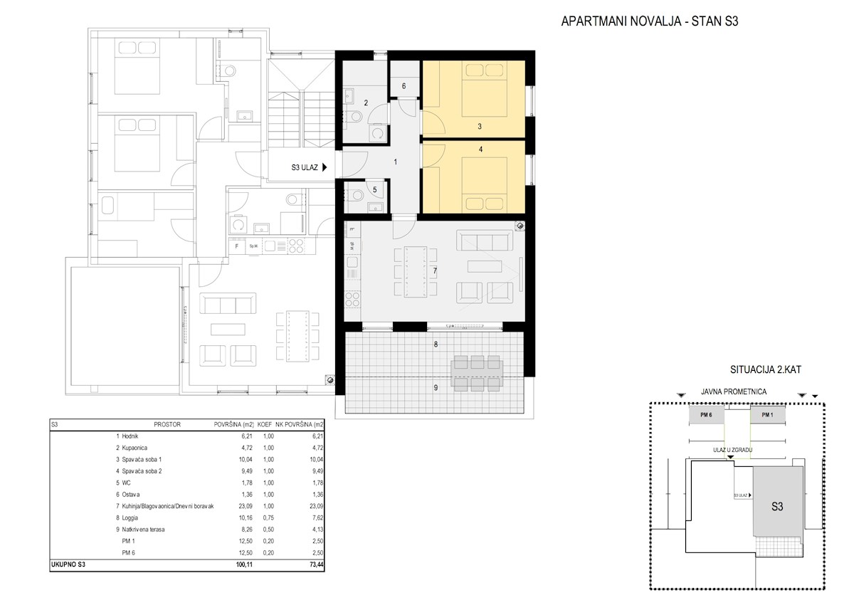 Apartma Naprodaj - LIČKO-SENJSKA Novalja