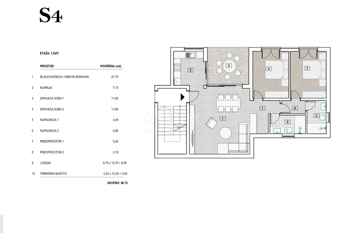 Apartmán Na predaj - ŠIBENSKO-KNINSKA PRIMOŠTEN