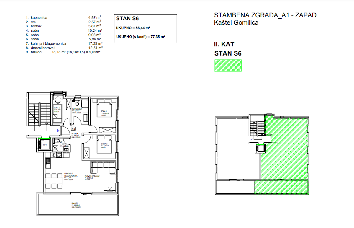 Apartmán Na predaj - SPLITSKO-DALMATINSKA KAŠTELA