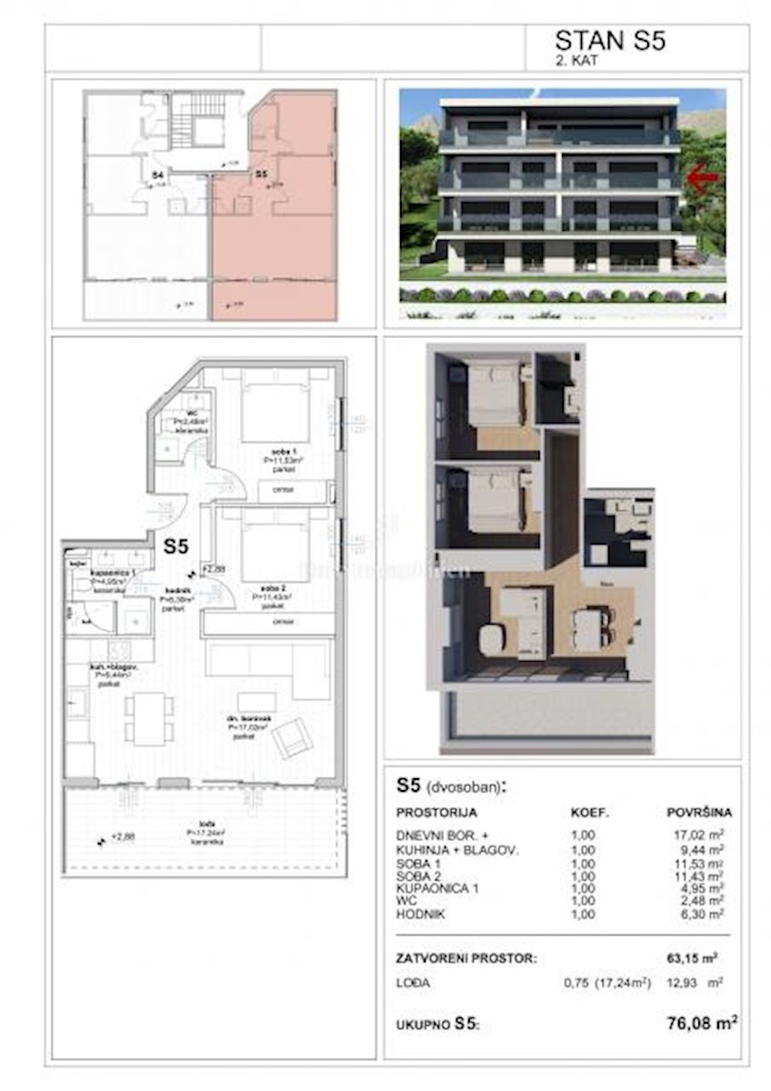 Appartement À vendre - SPLITSKO-DALMATINSKA MAKARSKA