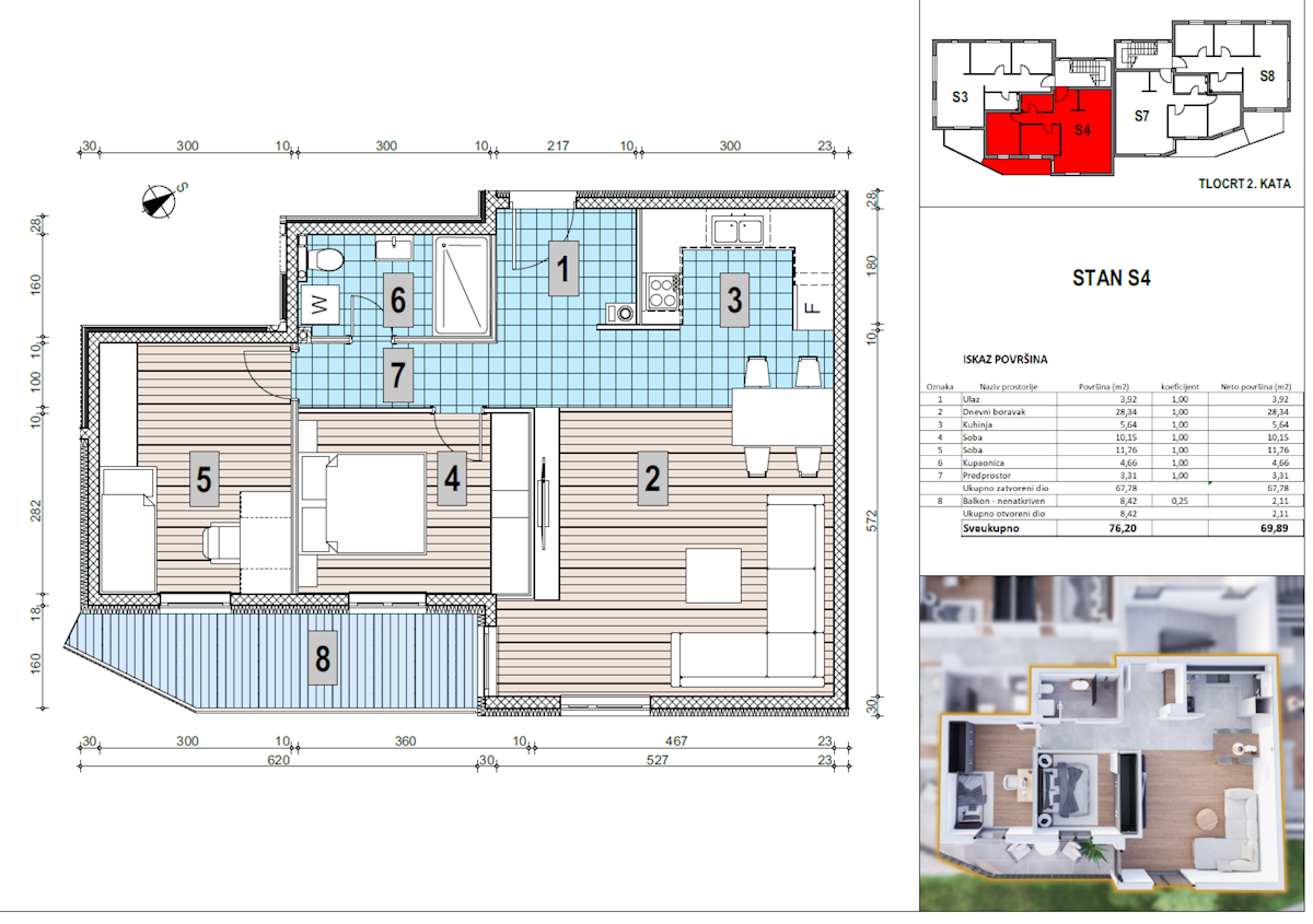 Apartma Na predaj - ZAGREBAČKA VELIKA GORICA