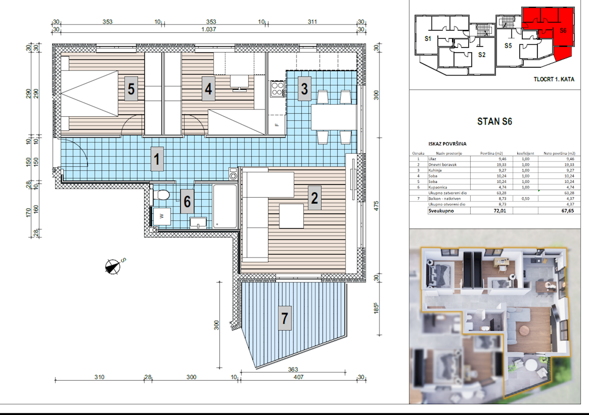 Appartement À vendre - ZAGREBAČKA VELIKA GORICA