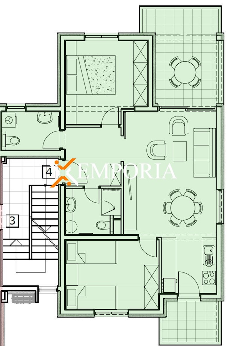 Flat For sale - ZADARSKA RAŽANAC
