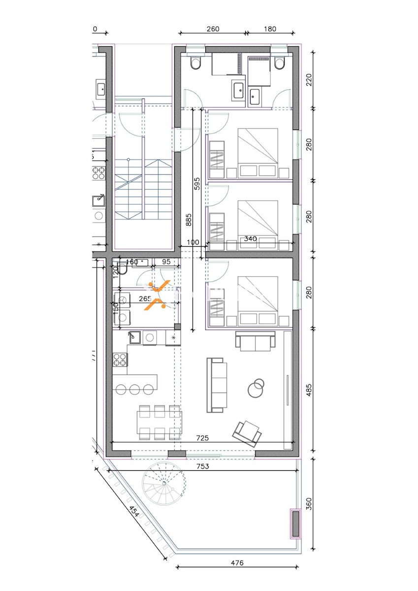 Apartment Zu verkaufen - ZADARSKA SUKOŠAN