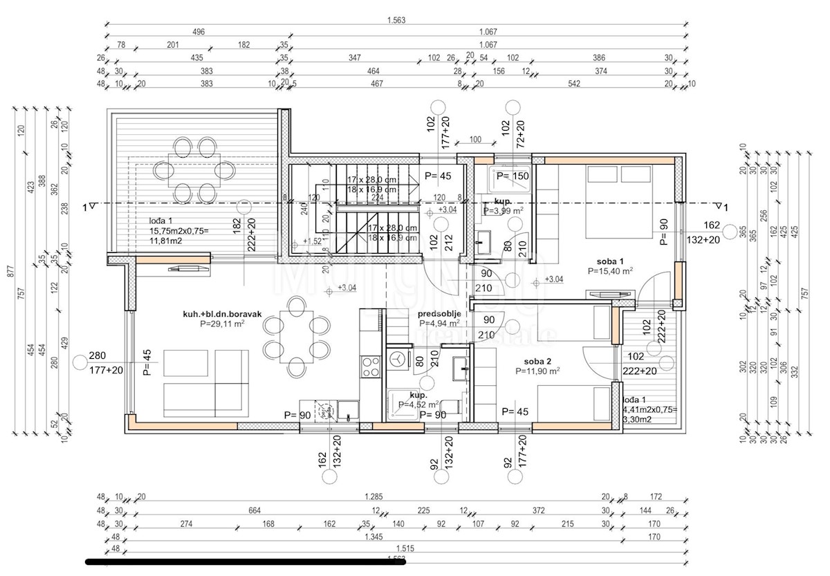 Apartment Zu verkaufen - PRIMORSKO-GORANSKA RAB