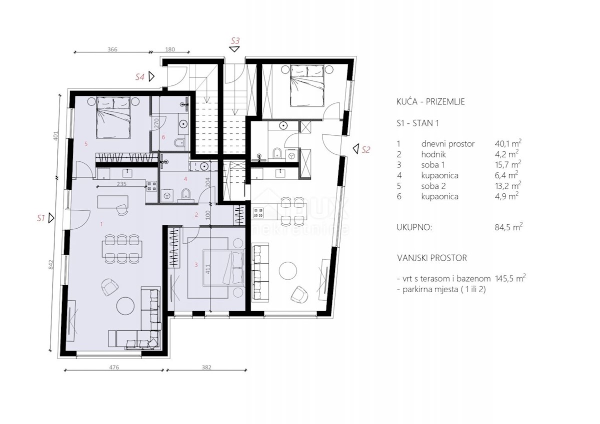 Apartma Naprodaj - ZADARSKA Pag