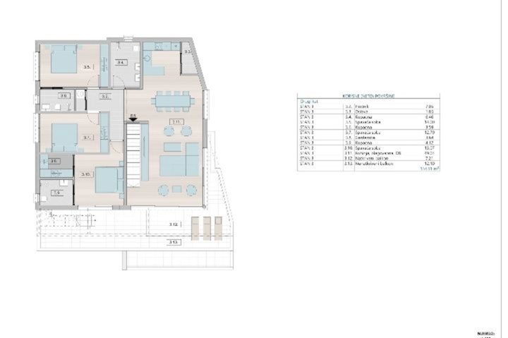 Apartment zu verkaufen 134 m² – Krk