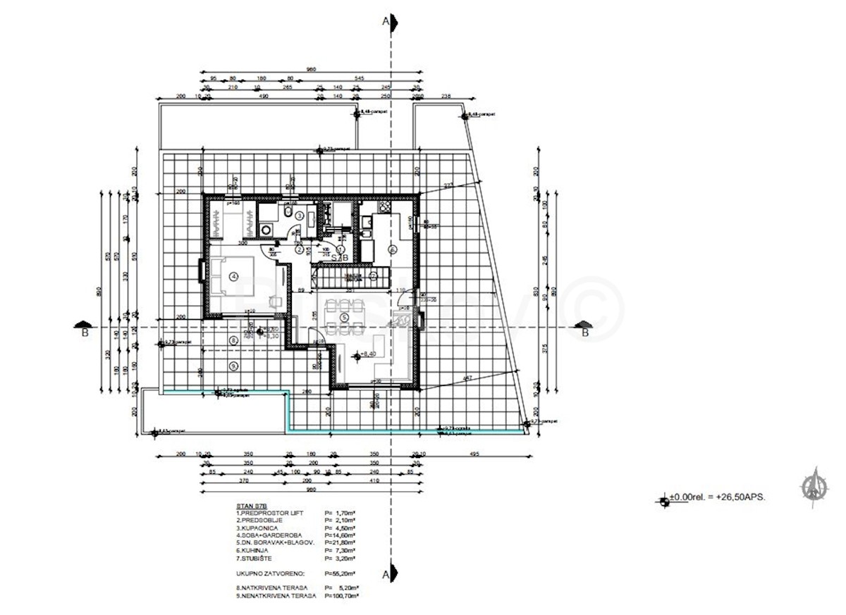 Flat For sale - SPLITSKO-DALMATINSKA KAŠTELA