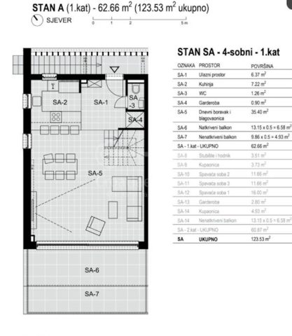 Apartmán Na prodej - šibensko-kninska šibenik - foto 5/6