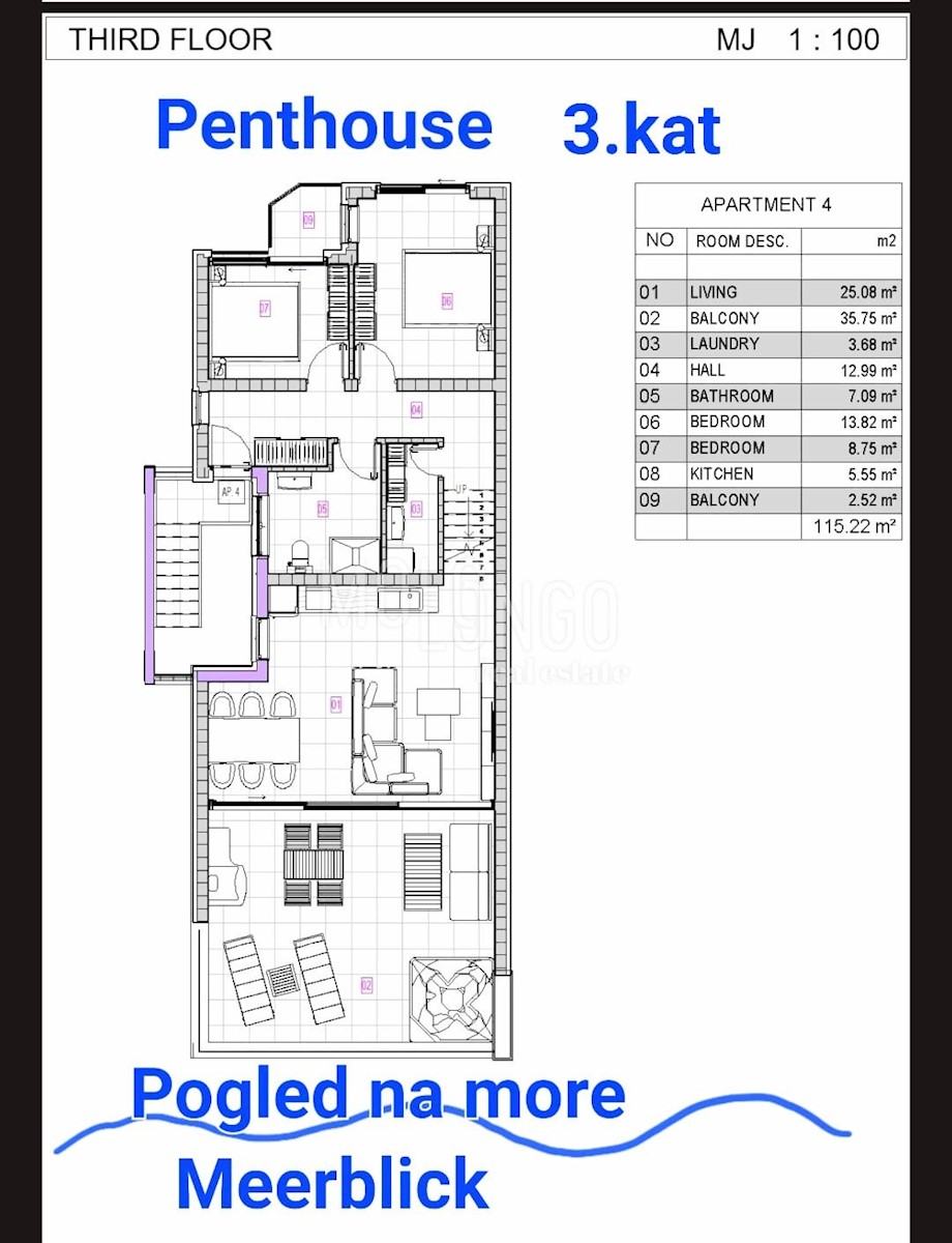 Flat For sale - PRIMORSKO-GORANSKA CRIKVENICA
