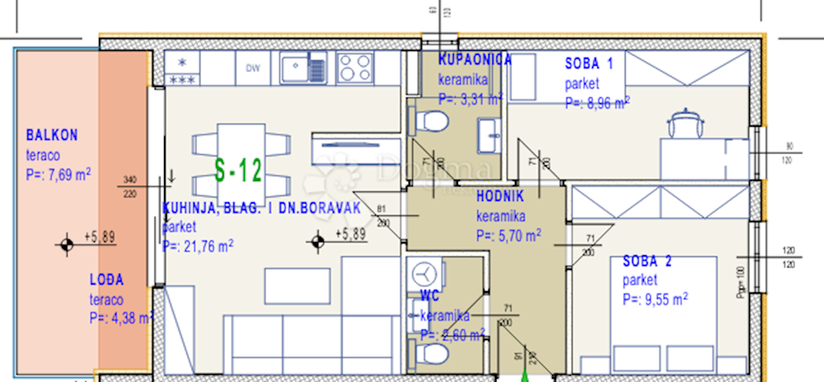 Appartement À vendre - SPLITSKO-DALMATINSKA SEGET