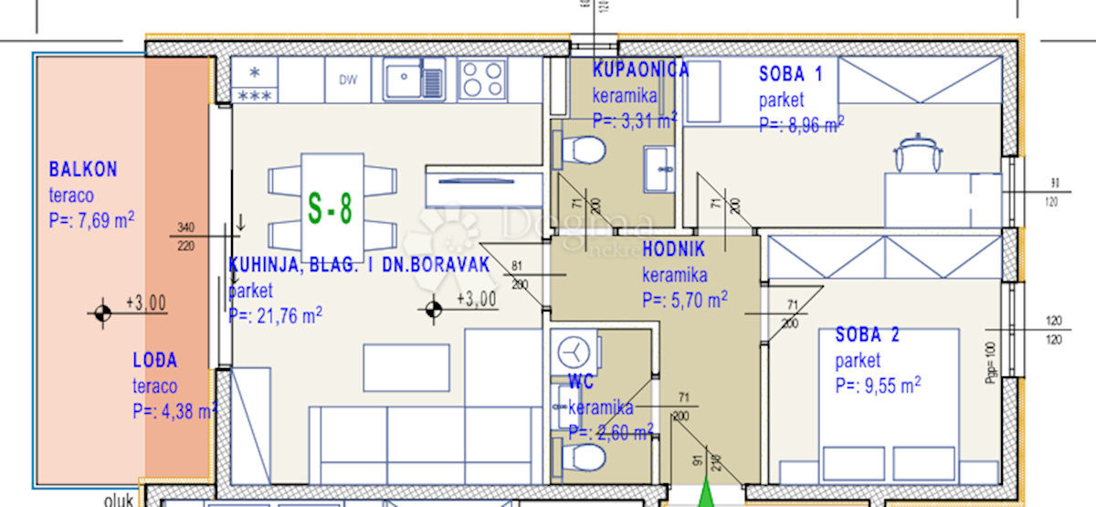 Appartement À vendre - SPLITSKO-DALMATINSKA SEGET