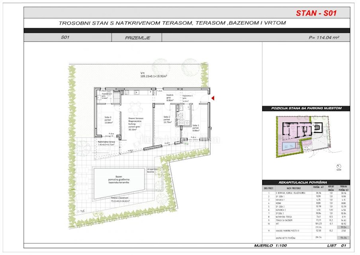 Stan Na prodaju - ZADARSKA SUKOŠAN
