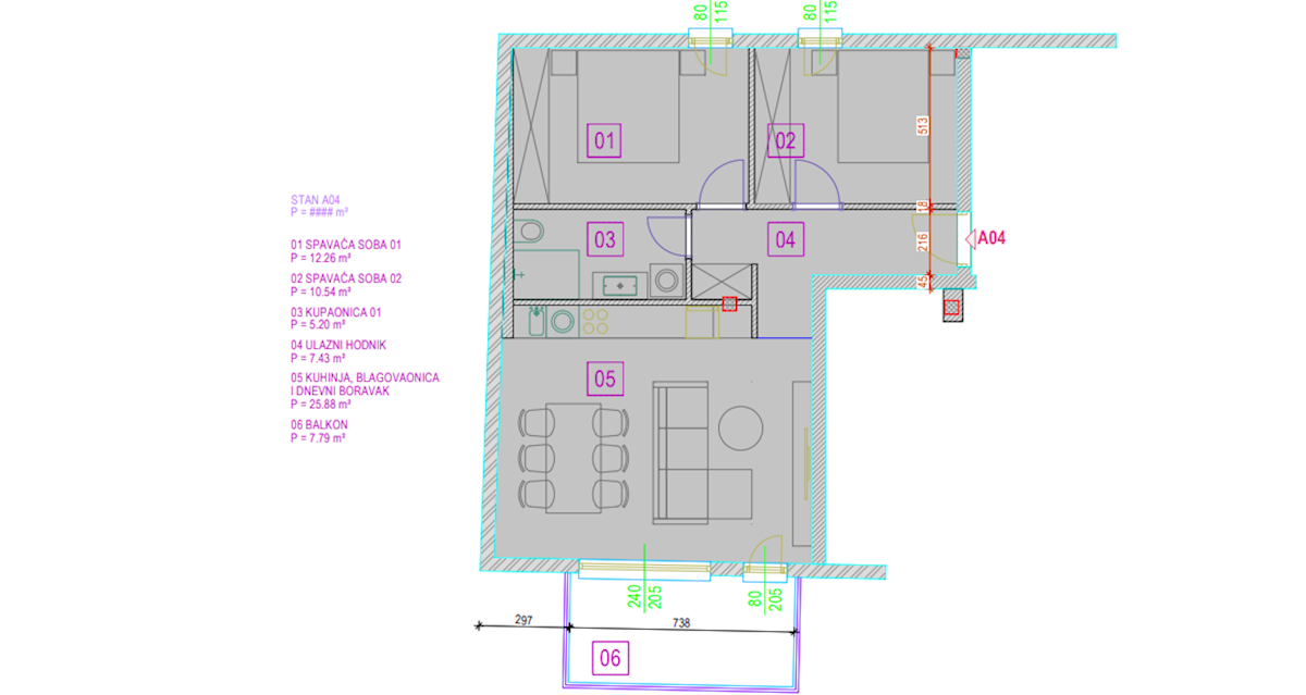 Apartmán Na prodej - SPLITSKO-DALMATINSKA SINJ