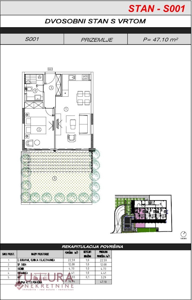 Apartment Zu verkaufen - ZADARSKA SUKOŠAN