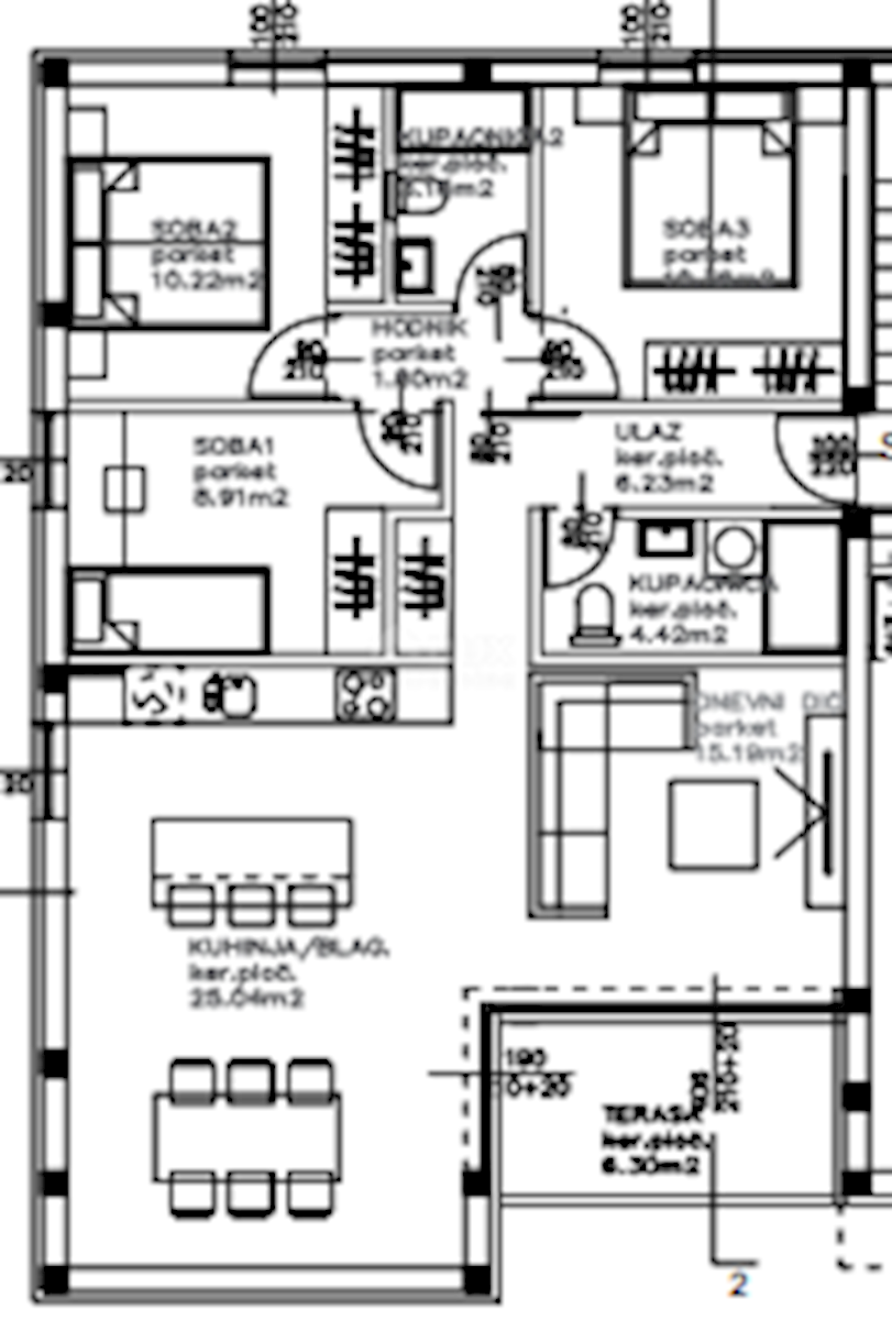 Apartment Zu verkaufen - Zadarska Sukošan - foto 4/4