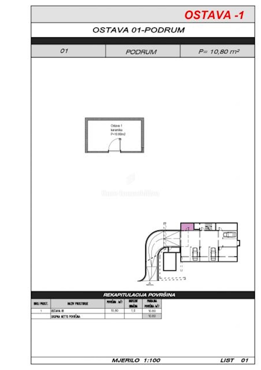 Apartmán Na prodej - ZADARSKA SUKOŠAN