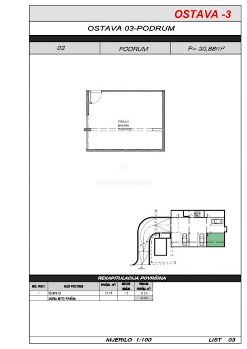 Apartmán Na prodej - ZADARSKA SUKOŠAN