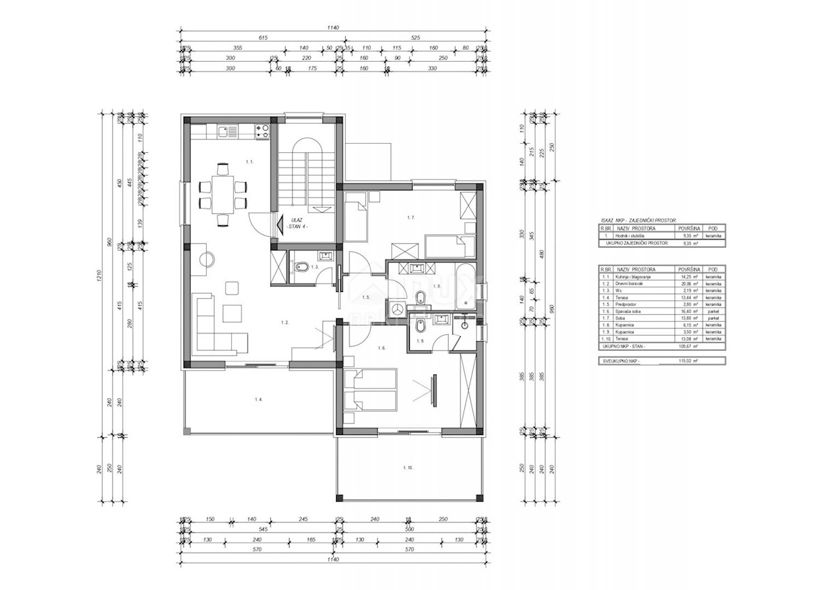 Apartmán Na prodej - ŠIBENSKO-KNINSKA ROGOZNICA