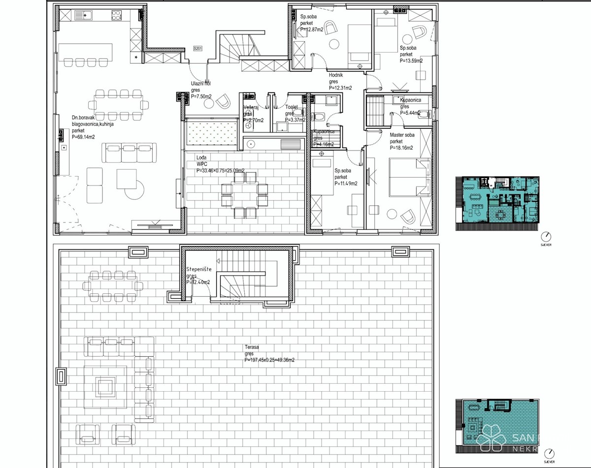 Apartma Na predaj - ZADARSKA SUKOŠAN