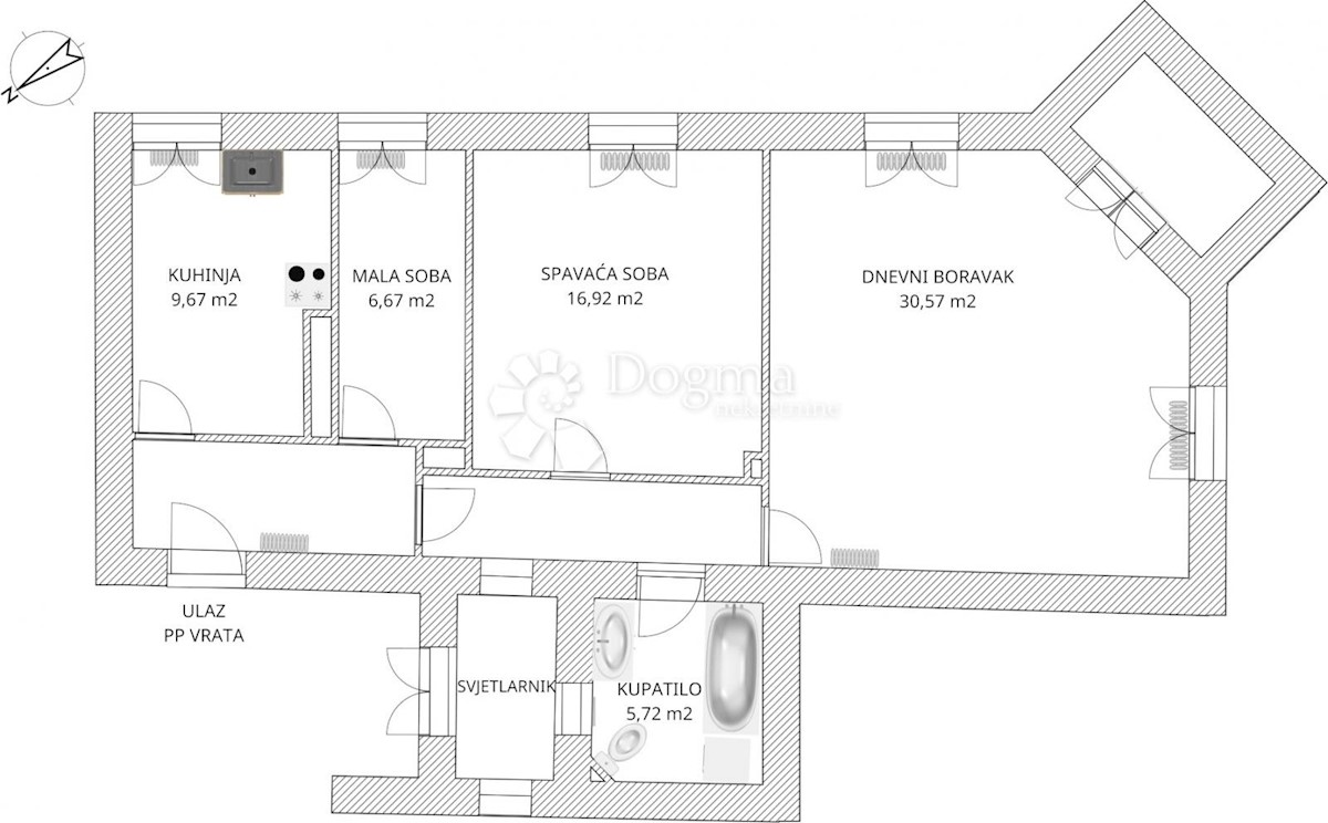 Apartmán Na prodej - PRIMORSKO-GORANSKA RIJEKA