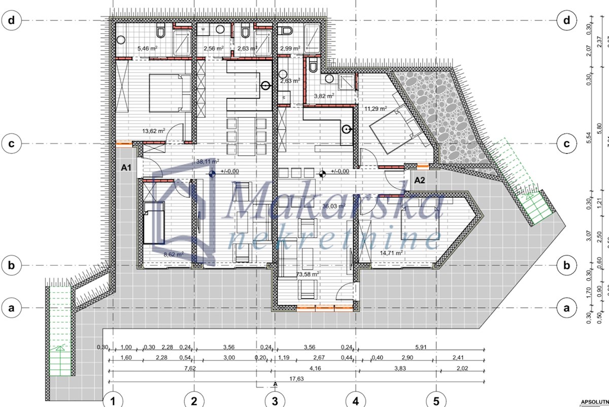 Flat For sale - SPLITSKO-DALMATINSKA MAKARSKA