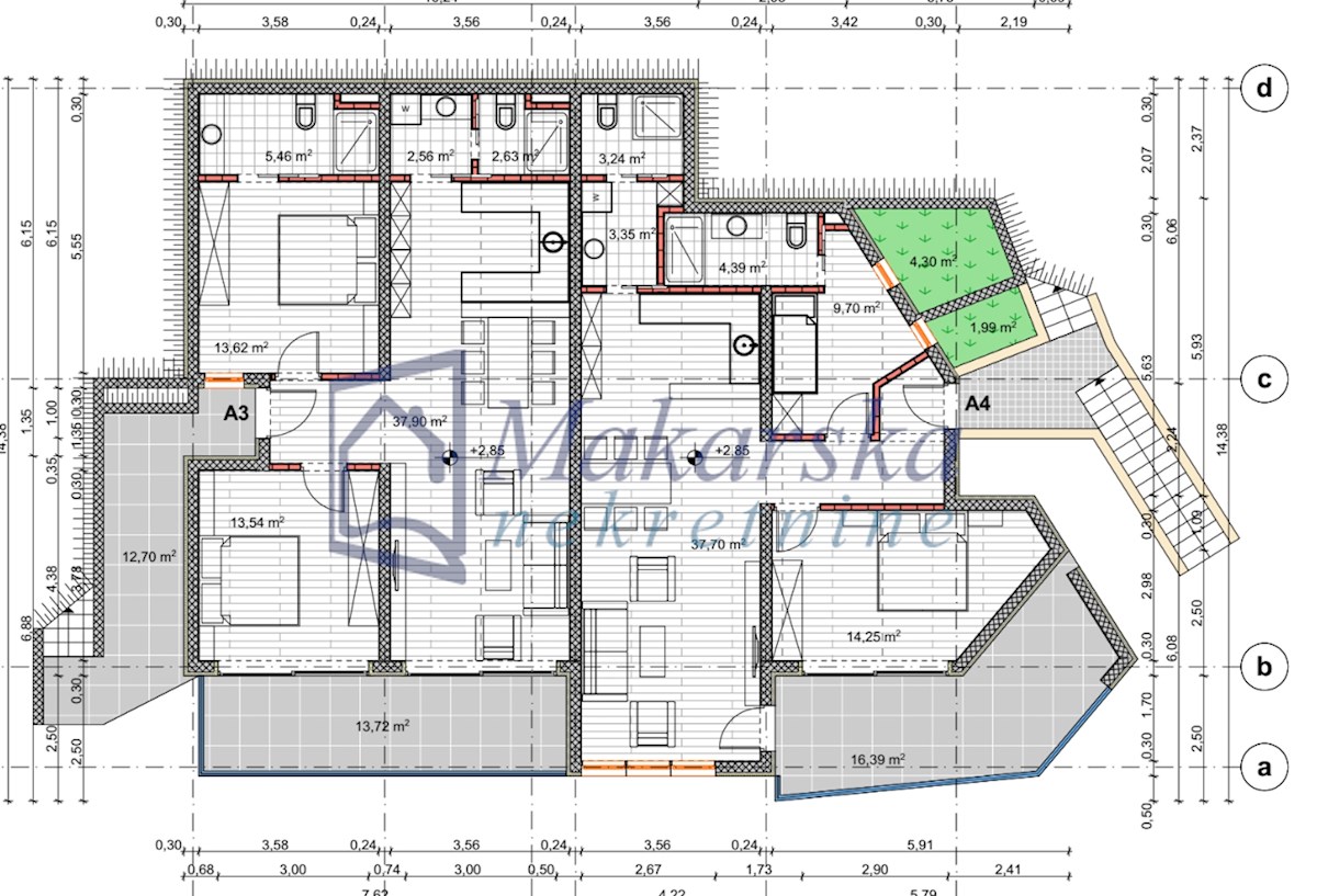 Flat For sale - SPLITSKO-DALMATINSKA MAKARSKA