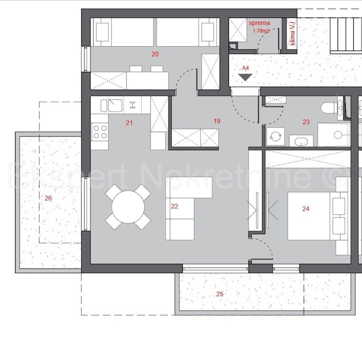 Apartment Zu verkaufen - SPLITSKO-DALMATINSKA KAŠTELA