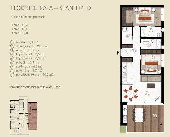 Apartma Naprodaj - Istarska Novigrad - foto 4/4