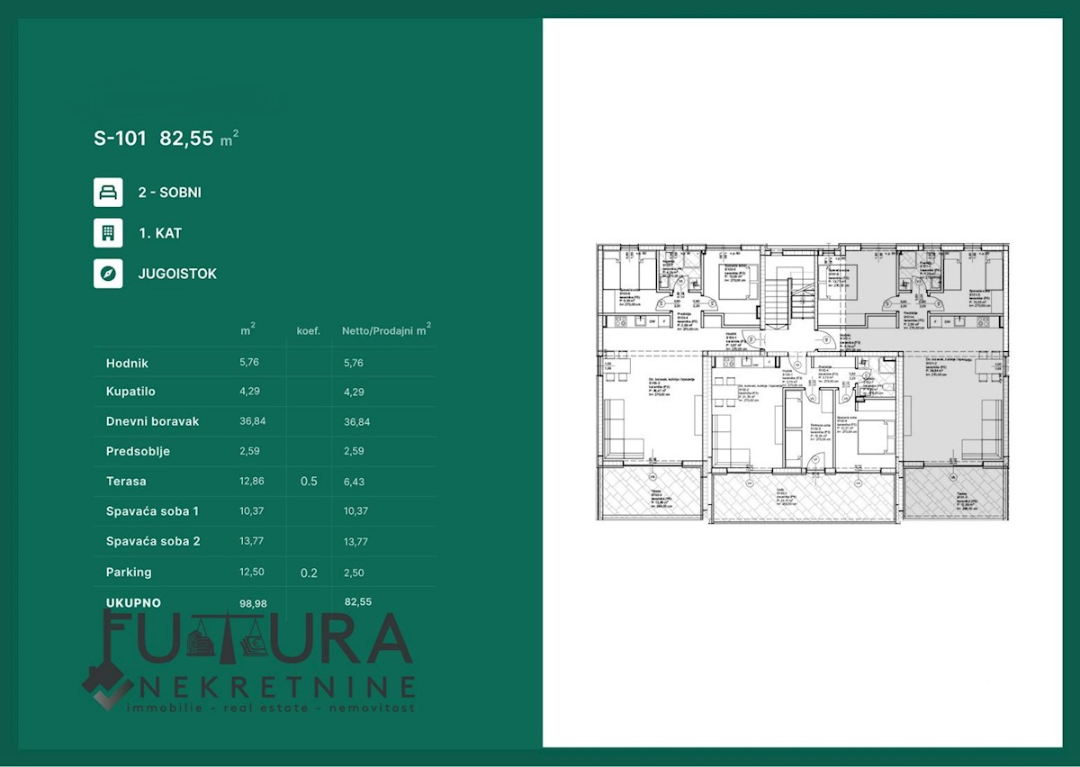 Apartmán Na prodej - ZADARSKA PRIVLAKA