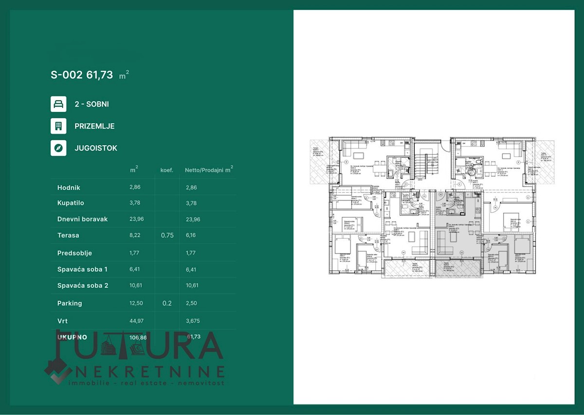 Flat For sale - ZADARSKA PRIVLAKA