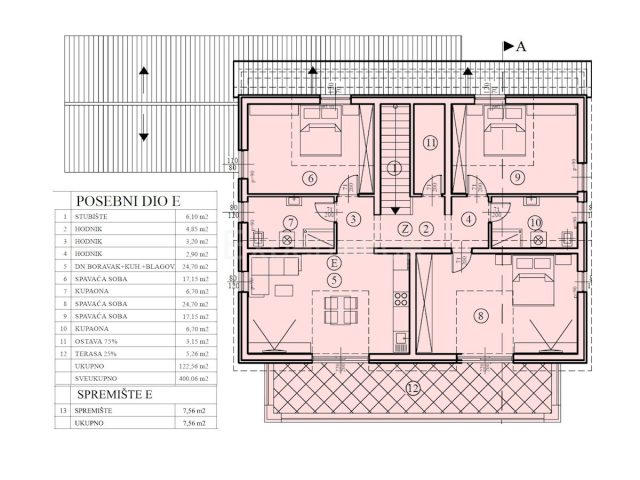 Apartmán na prodej 110 m² – Poreč