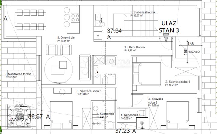 Appartement À vendre - Istarska Poreč - foto 3/4