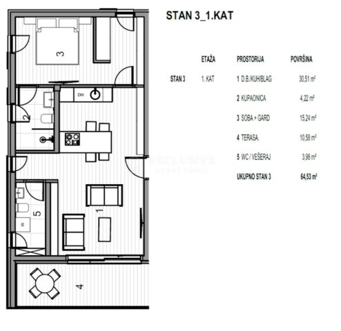 Apartmán Na prodej - Primorsko-goranska Krk - foto 5/5