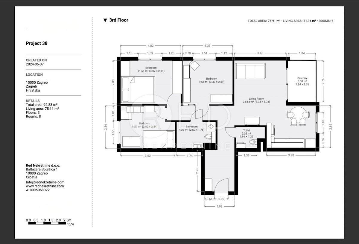 Apartmán Na predaj - GRAD ZAGREB ZAGREB