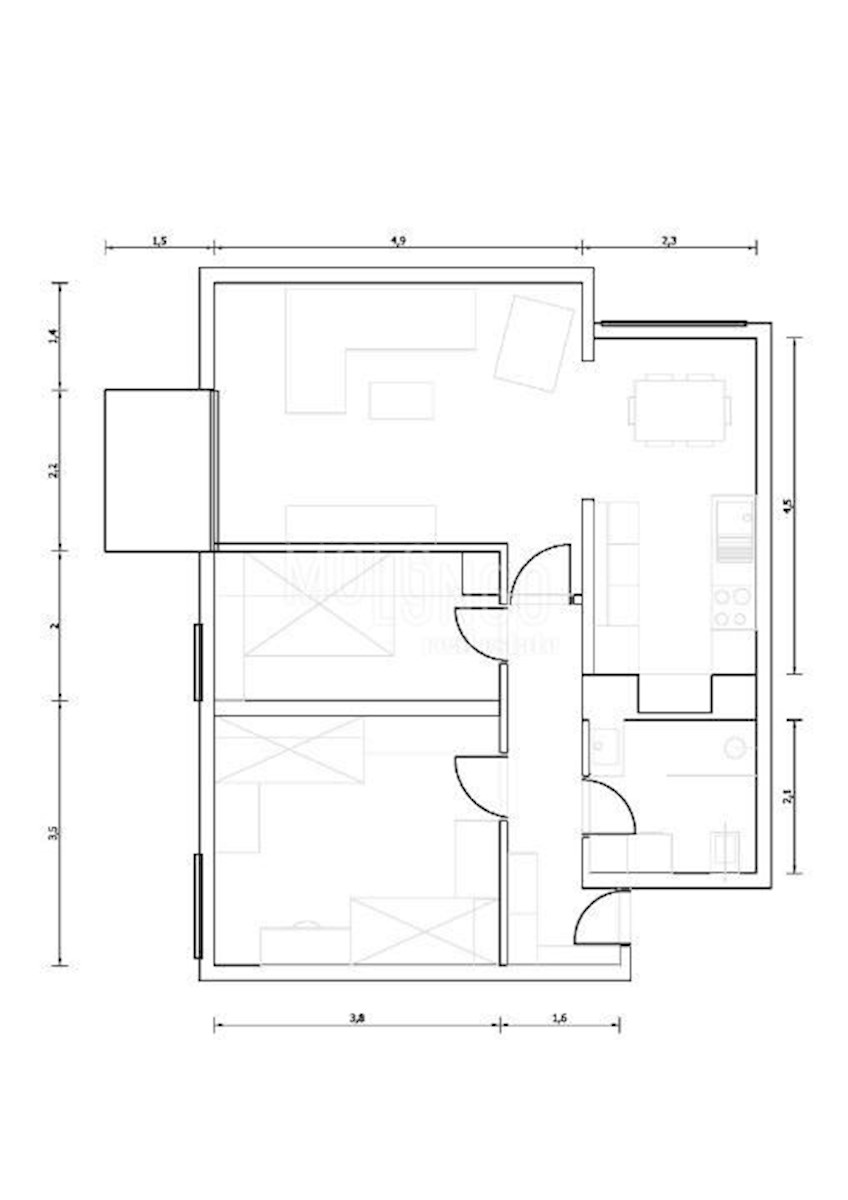 Apartmán Na prodej - PRIMORSKO-GORANSKA RIJEKA