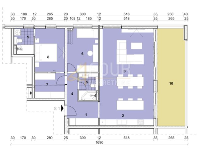 Apartma na predaj 109 m² – Volosko