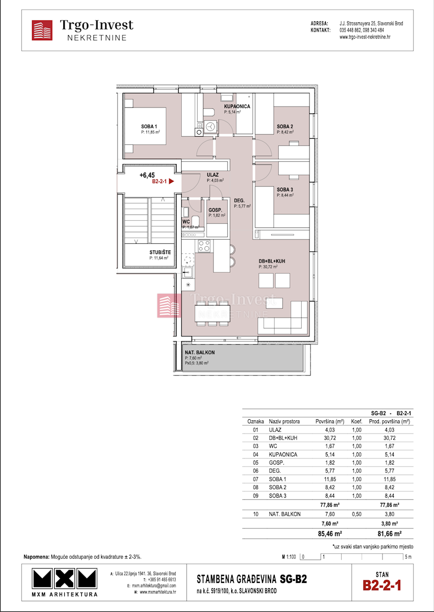 Appartement À vendre - BRODSKO-POSAVSKA SLAVONSKI BROD