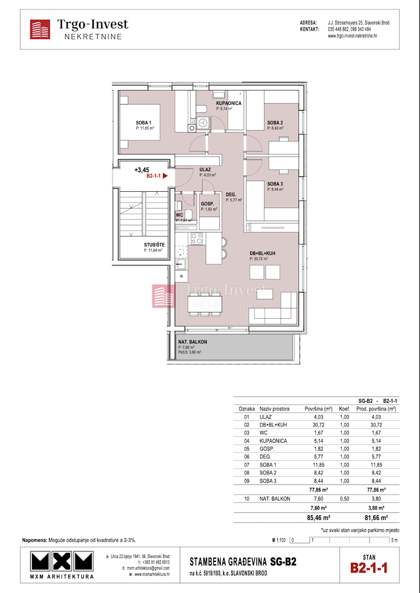 Appartement À vendre - BRODSKO-POSAVSKA SLAVONSKI BROD