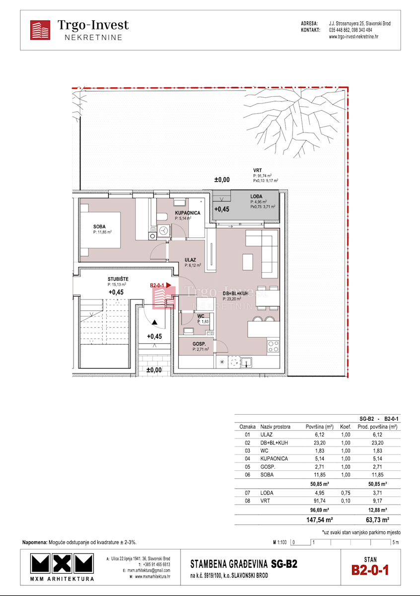 Appartement À vendre - BRODSKO-POSAVSKA SLAVONSKI BROD