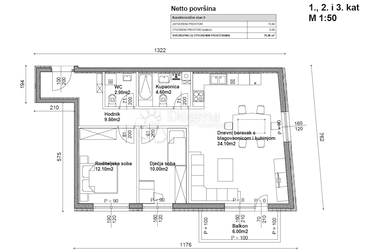 Flat For sale - KOPRIVNIČKO-KRIŽEVAČKA KOPRIVNICA