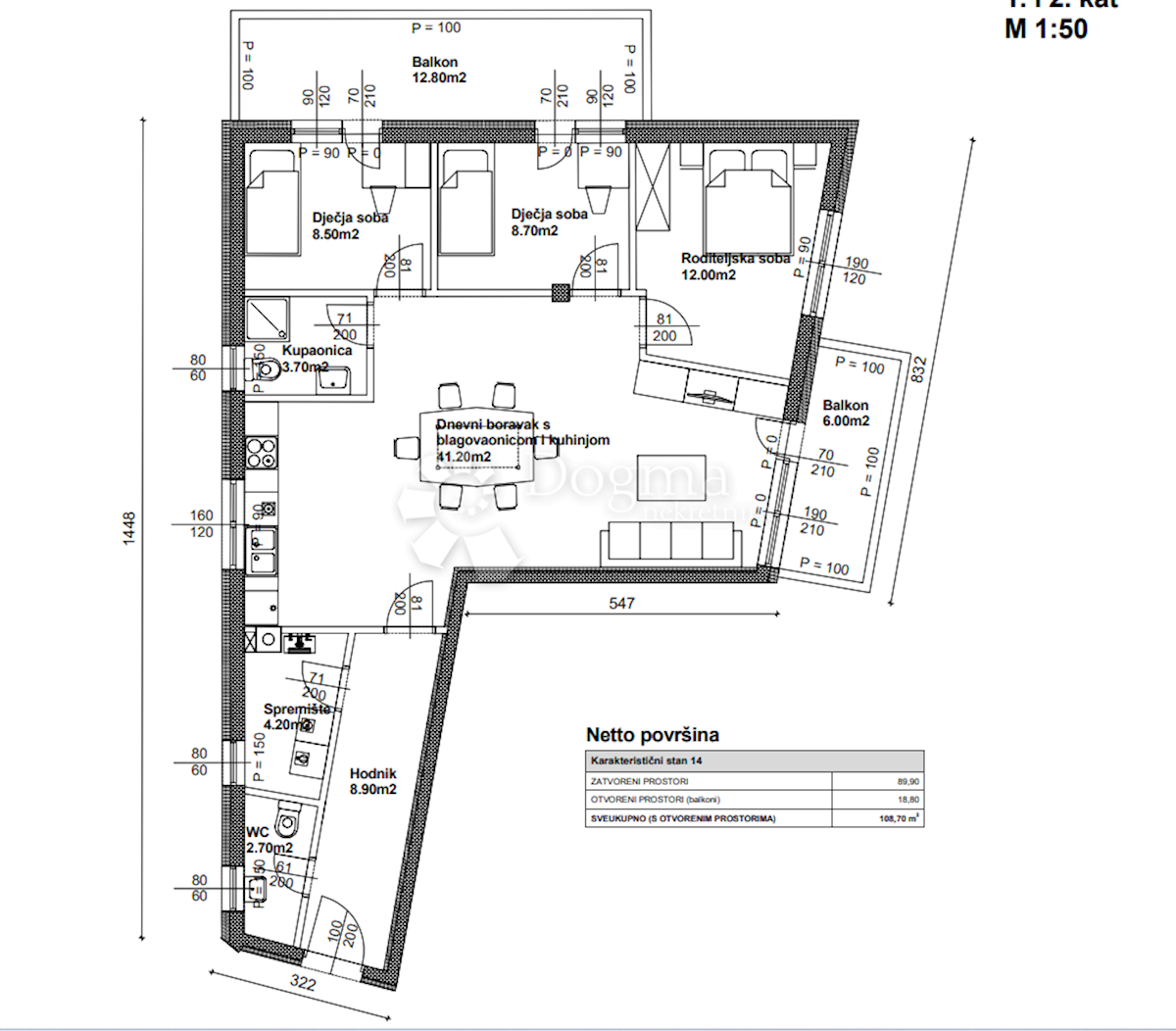 Flat For sale - KOPRIVNIČKO-KRIŽEVAČKA KOPRIVNICA