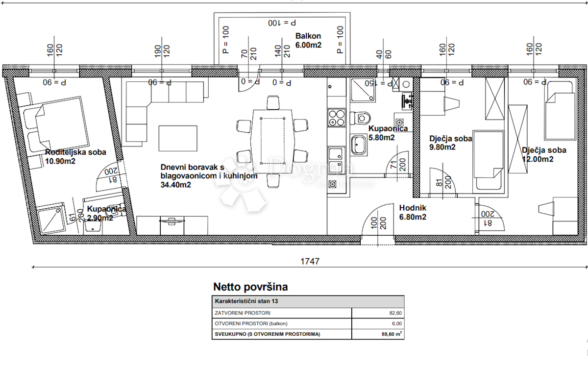 Flat For sale - KOPRIVNIČKO-KRIŽEVAČKA KOPRIVNICA