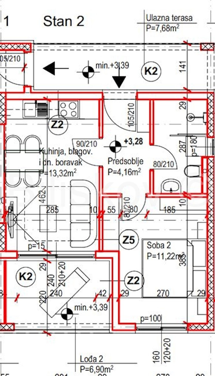 Flat For rent - SPLITSKO-DALMATINSKA KAŠTELA