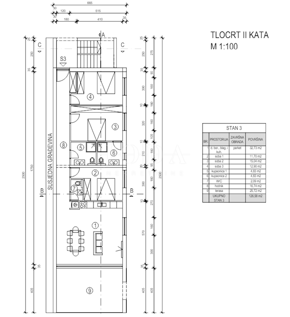 Flat For sale - PRIMORSKO-GORANSKA CRIKVENICA