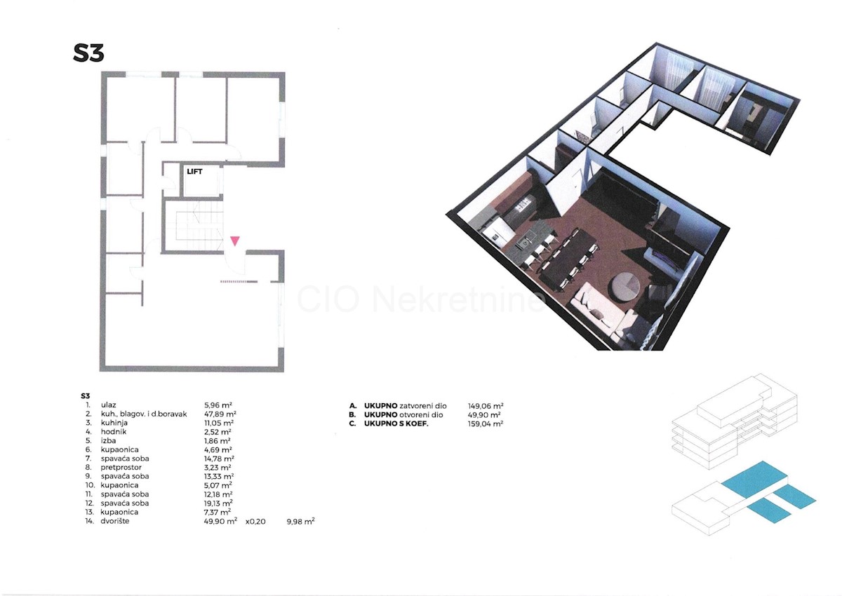 Appartement À vendre - SPLITSKO-DALMATINSKA SPLIT