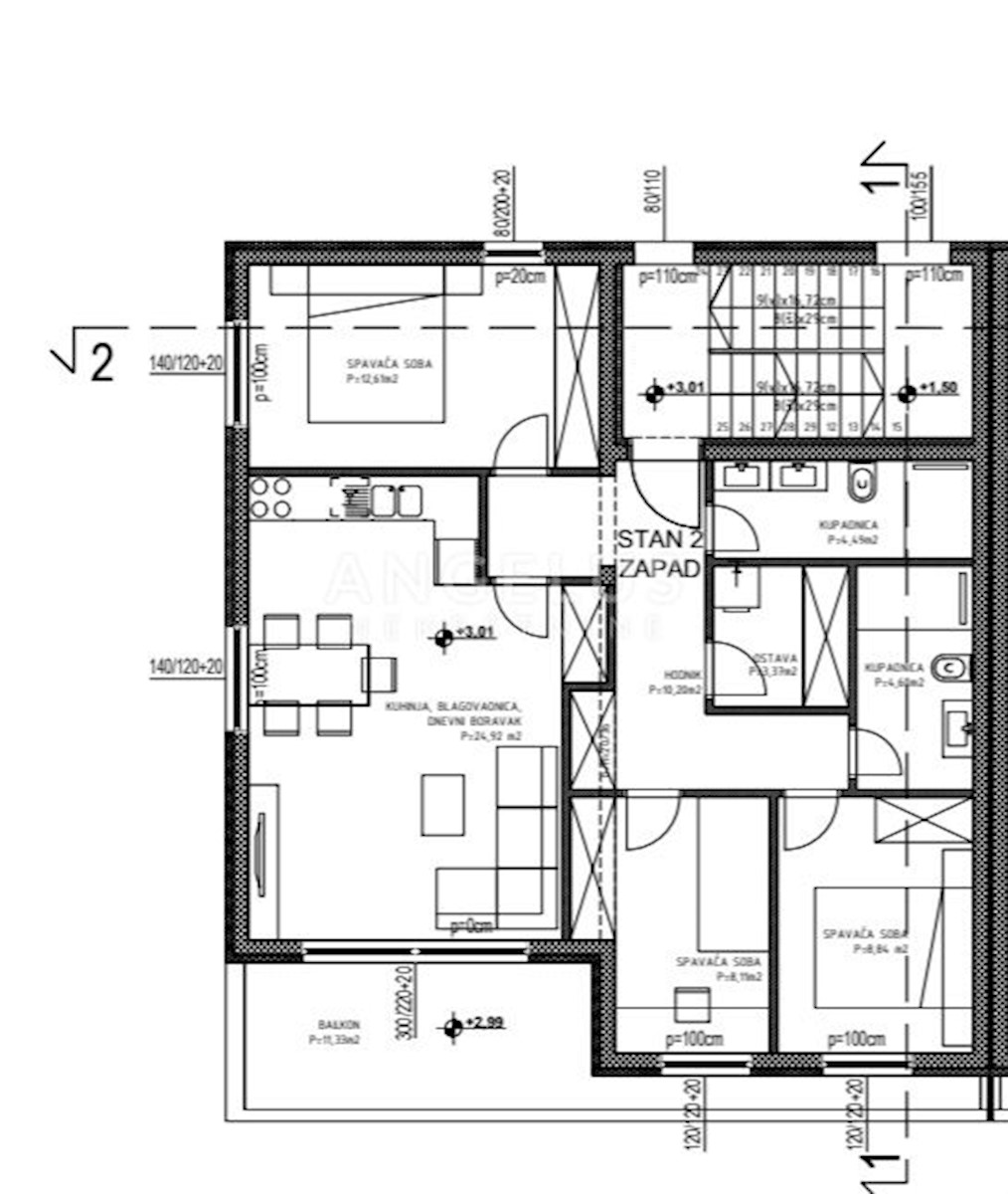 Apartment Zu verkaufen - SPLITSKO-DALMATINSKA KAŠTELA